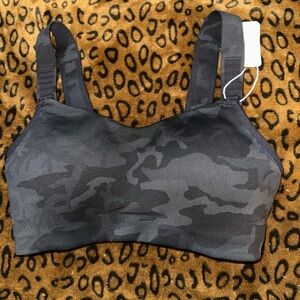 lululemon athletica Swift Speed Run Bra Black Camo nwt 32 DD